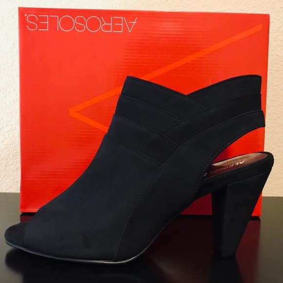 aerosoles peep toe booties